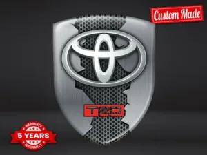 Toyota Stickers dôme Époxy Édition Supérieure Dôme Premium